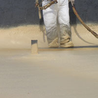 seamless, protective Memphis foam roofing